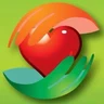 Persatuan Kebajikan Mesra Megah Ria logo: a red heart cradled between an orange hand above and a green hand below